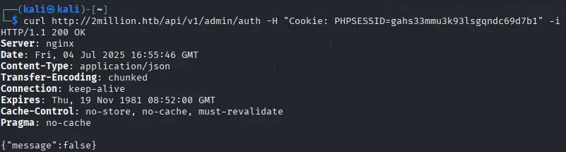 get request admin auth