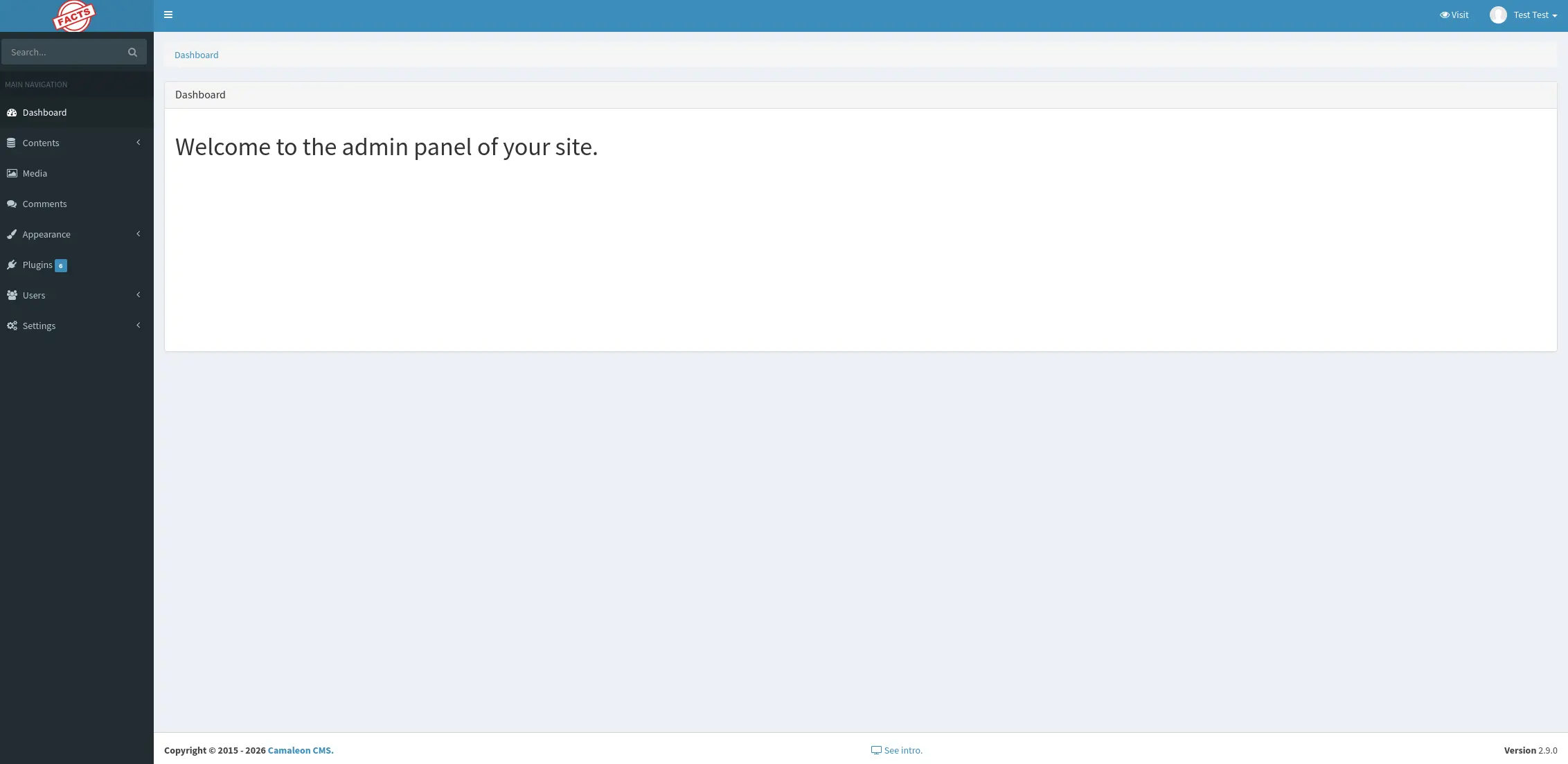 getting admin privileges cameleoncms