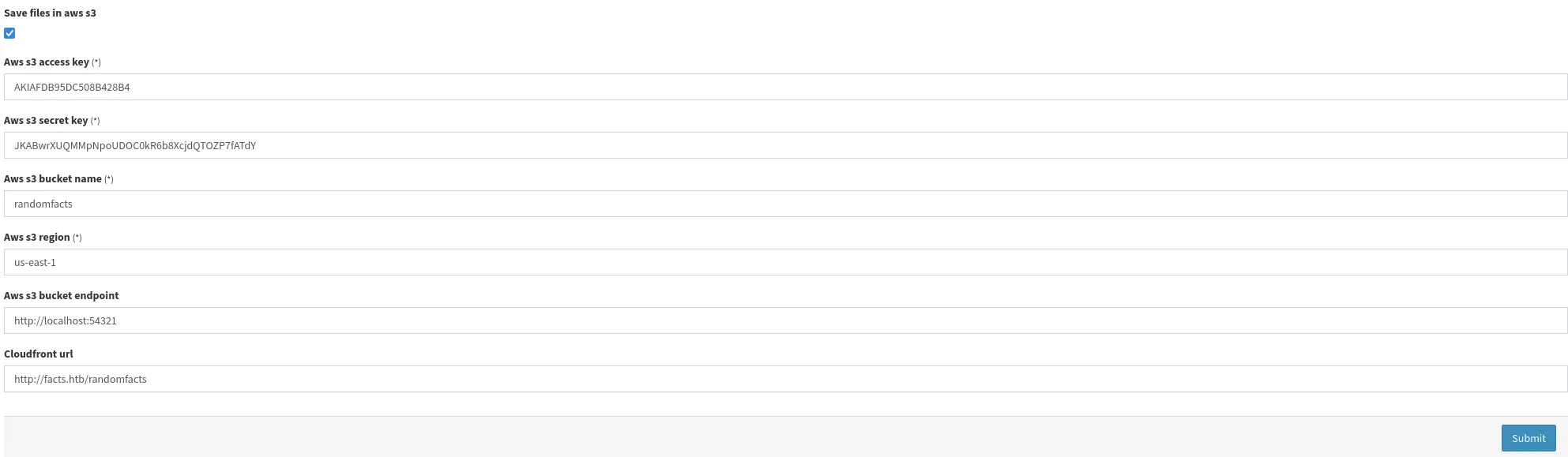 getting aws s3 credentials
