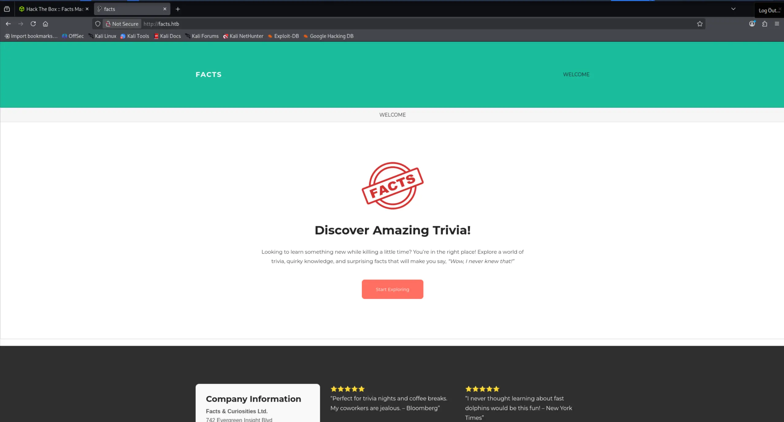 website port 80