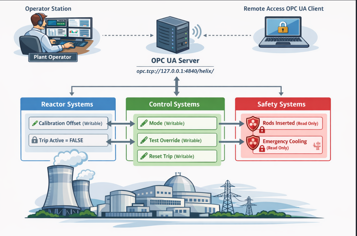 local OPC UA server
